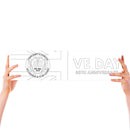 VE Day 80th Anniversary COLOUR IN YOURSELF Small Paper Banners (Set of 2) Design 3 - Special Edition