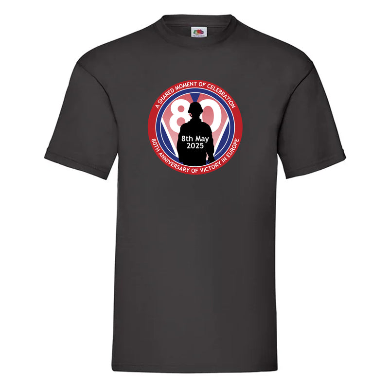 VE Day 80th Anniversary T-Shirt Design 4 (6 Colours) - Special Edition