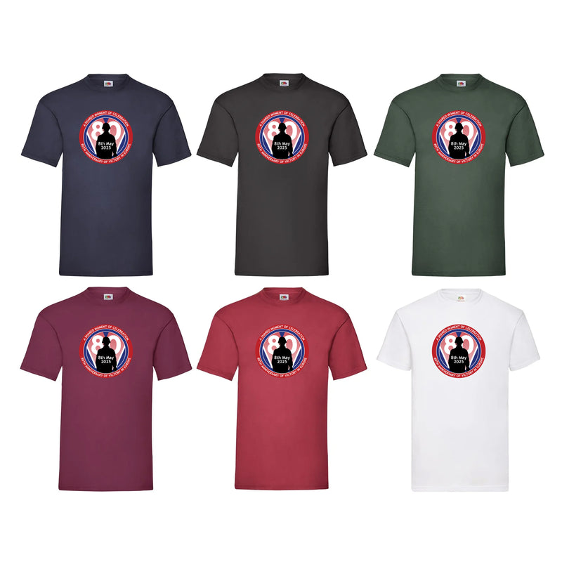 VE Day 80th Anniversary T-Shirt Design 4 (6 Colours) - Special Edition