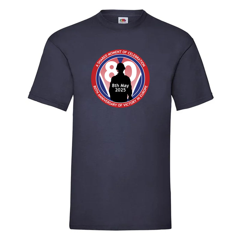 VE Day 80th Anniversary T-Shirt Design 4 (6 Colours) - Special Edition