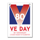 VE Day 80th Anniversary Party Bunting Design 4 - Special Edition