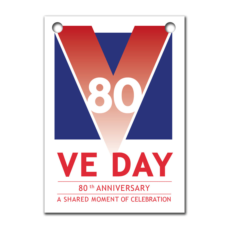 VE Day 80th Anniversary Party Bunting Design 4 - Special Edition