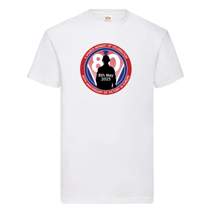 VE Day 80th Anniversary T-Shirt Design 4 (6 Colours) - Special Edition