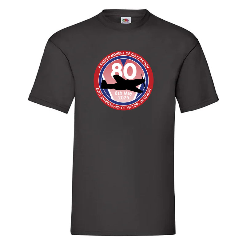 VE Day 80th Anniversary T-Shirt Design 5 (6 Colours) - Special Edition