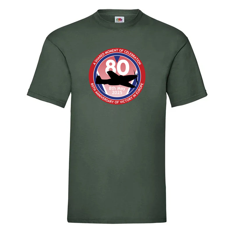 VE Day 80th Anniversary T-Shirt Design 5 (6 Colours) - Special Edition