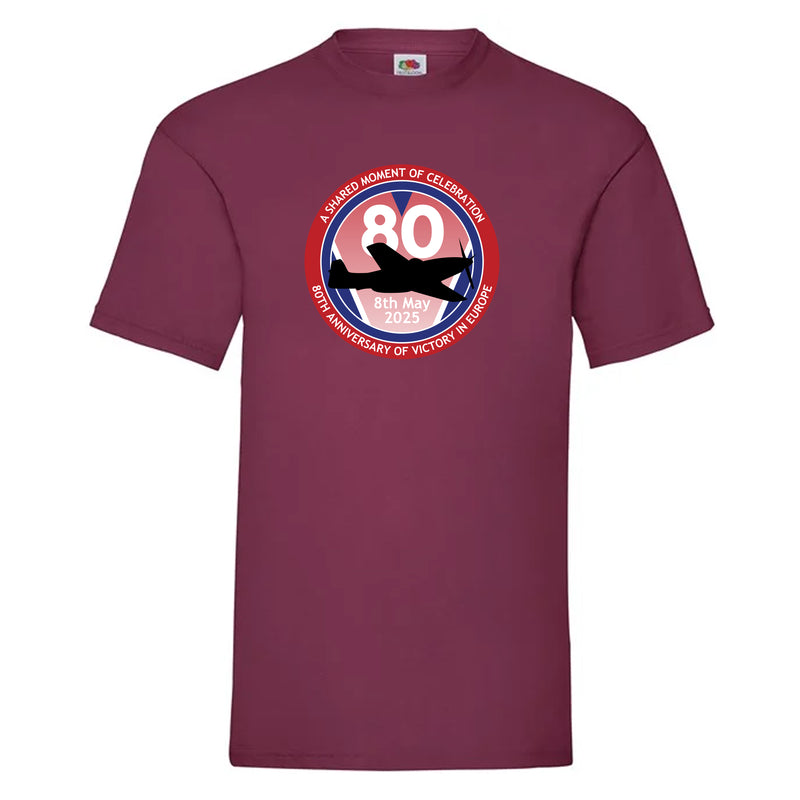 VE Day 80th Anniversary T-Shirt Design 5 (6 Colours) - Special Edition