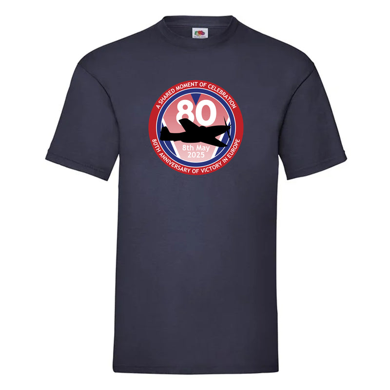 VE Day 80th Anniversary T-Shirt Design 5 (6 Colours) - Special Edition