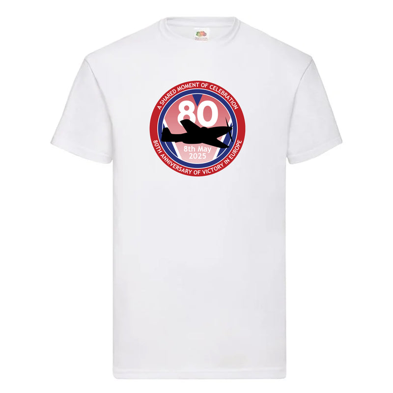 VE Day 80th Anniversary T-Shirt Design 5 (6 Colours) - Special Edition