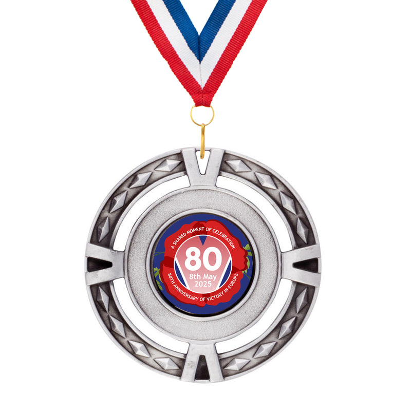 VE Day 80th Anniversary V-Tech Medals Design 6 - Special Edition