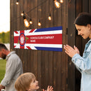 VE Day 80th Anniversary CUSTOM NAME Large Paper Banner (6ft x 1.5 ft) Design 8 - Special Edition