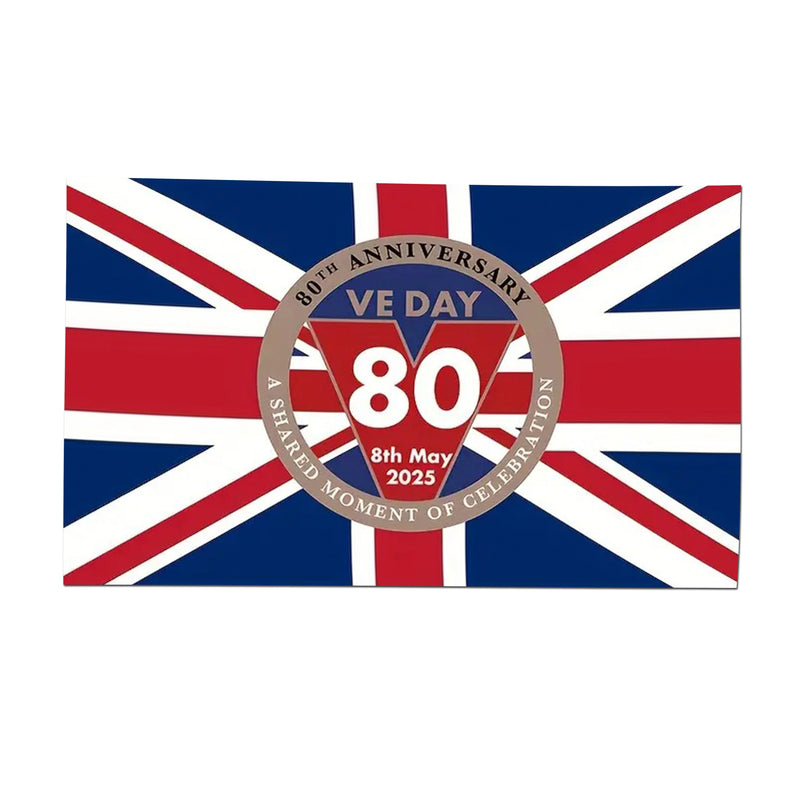 VE Day 80th Anniversary Flag Design T3 (3 Sizes) - Special Edition