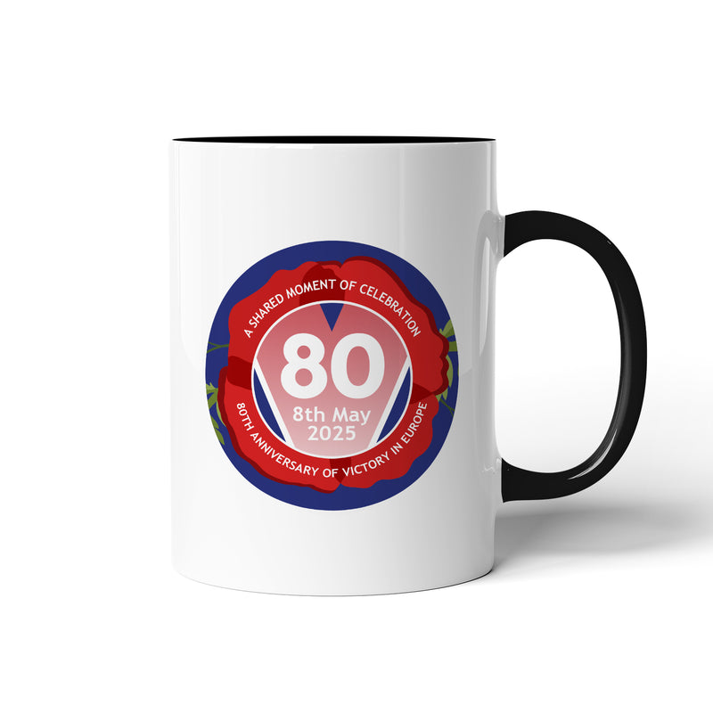 VE Day 80th Anniversary Mug Design 6 - Special Edition (Colour Options)