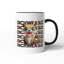 Rude Swear Word Printed Mug Design - D*CKWEASEL (3 Colours)