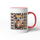 Rude Swear Word Printed Mug Design - D*CKWEASEL (3 Colours)