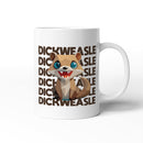 Rude Swear Word Printed Mug Design - D*CKWEASEL (3 Colours)