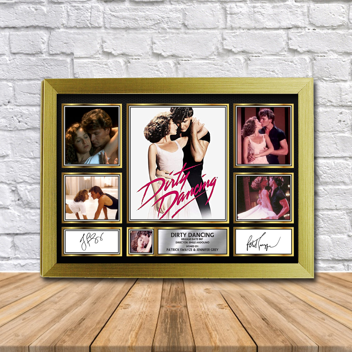 Dirty Dancing 1987 Movie Gift Framed Printed Signature Star Poster Print Wall Art Gift – Dirty Dancing 1987 Movie Gift Framed Printed Signature Star Poster Print Wall