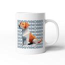 Rude Swear Word Printed Mug Design - DOGGYKN*BBER (3 Colours)