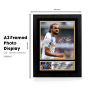 Dominic Calvert-Lewin Leeds United Printed Autograph Poster – England Football Star Wall Art – Soccer Memorabilia Gift for Fans