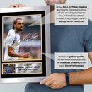 Dominic Calvert-Lewin Leeds United Printed Autograph Poster – England Football Star Wall Art – Soccer Memorabilia Gift for Fans