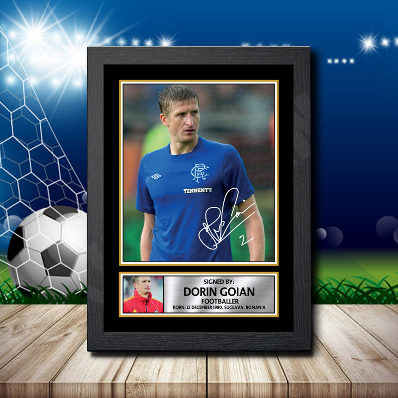 Dorin Goian Printed Signature Footballers Star Poster Print Framed Wall Art Gift – Dorin Goian Printed Signature Footballers Star Poster Print