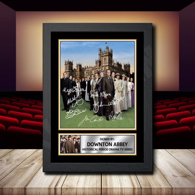 Downton Abbey 2 Printed Signature Movie Star Poster Print Framed Wall Art Gift – Downton Abbey 2 Printed Signature Movie Star Poster Print