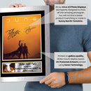 Dune Part Two Printed Autograph Poster – Timothée Chalamet & Zendaya Movie Wall Art – Sci-Fi Film Collectible Poster Print