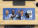 Personalised Brighton Extra Large Mouse Mat (800mm x 300mm) - DUNK, WELBECK, PEDRO