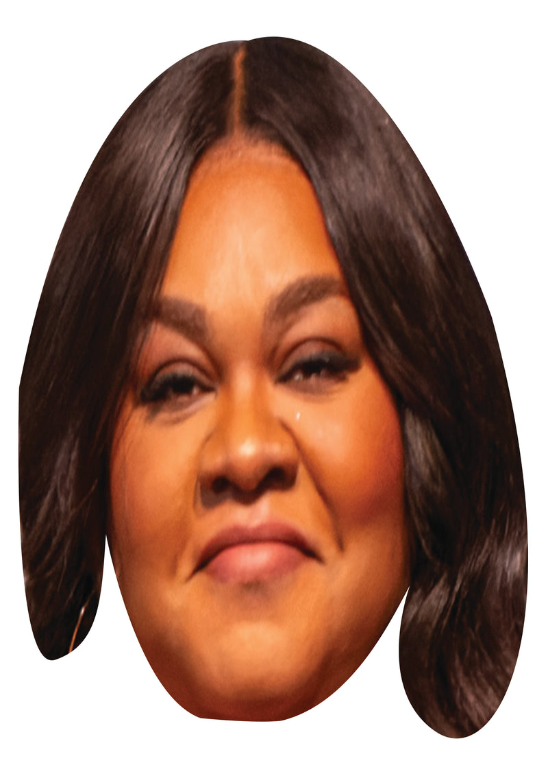 Da'vine Joy Randolph Celebrity Face Mask Fancy Dress Cardboard Costume Mask