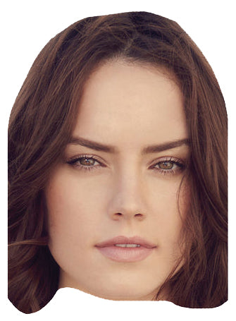 Daisy Ridley Celebrity Face Mask Fancy Dress Cardboard Costume Mask