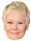 Dame Judi Dench Celebrity Face Mask Fancy Dress Cardboard Costume Mask