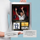 Dan Burn England Signed Poster Print – England National Football Team Wall Art – Dan Burn Signature Style Football Poster – Soccer Fan Gift Decor