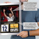 Dan Burn England Signed Poster Print – England National Football Team Wall Art – Dan Burn Signature Style Football Poster – Soccer Fan Gift Decor