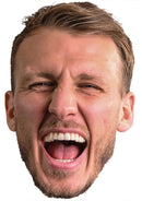 Dan Burn Newcastle Champion 2025 Celebrity Face Mask Fancy Dress Cardboard Costume Mask