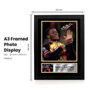 Dango Ouattara Signed Autographed Photo Poster – A.F.C. Bournemouth & Burkina Faso Football Memorabilia – Collectible Print with Signature & Plaque – Premier League Rising Star