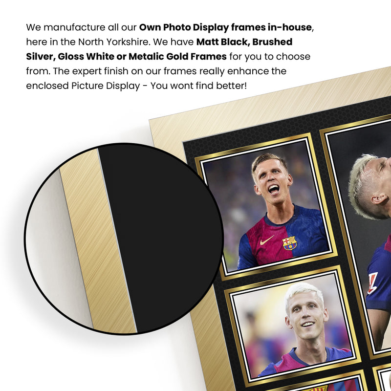 Dani Olmo Limited Edition Signed Football Poster Print