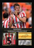 Daniel Ballard Signed Football Memorabilia – Framed Autograph Display with Sunderland & Northern Ireland Tribute – Collector’s Gift