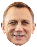 Daniel Craig - 007 Celebrity Face Mask Fancy Dress Cardboard Costume Mask