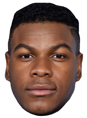 John Boyega Face Mask – Fancy Dress Cardboard Costume Mask – John Boyega Face Mask