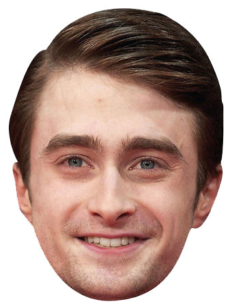 Daniel Radcliffe JB Celebrity Face Mask Fancy Dress Cardboard Costume Mask