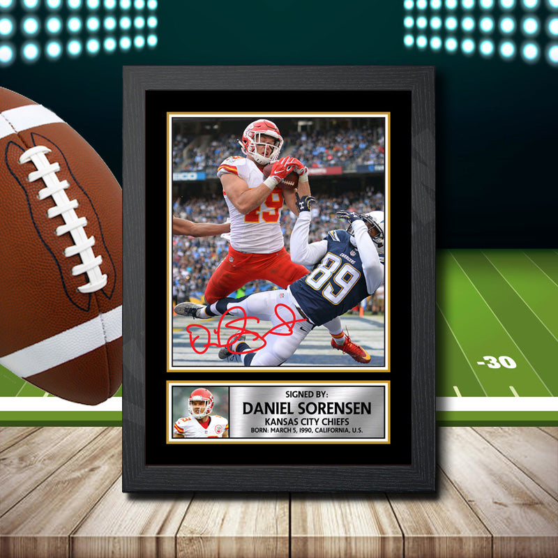 Daniel Sorensen – Printed Signature NFL Star Print – Daniel Sorensen