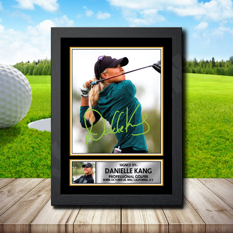 Danielle Kang Golf Printed Signature Poster Print Gift