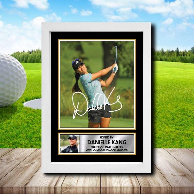 Danielle Kang 2 Golf Printed Signature Poster Print Gift
