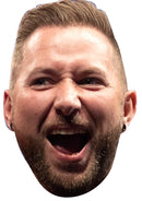 Danny Noppert - Darts Face Mask Fancy Dress Cardboard Costume Mask