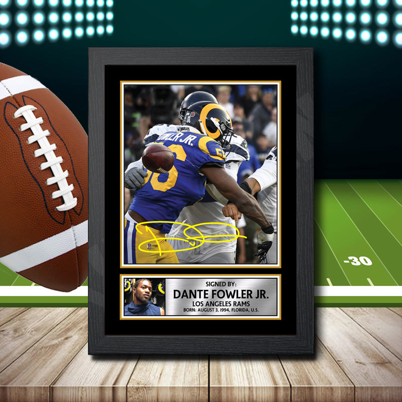 Dante Fowler Jr. – Printed Signature NFL Star Print – Dante Fowler Jr.
