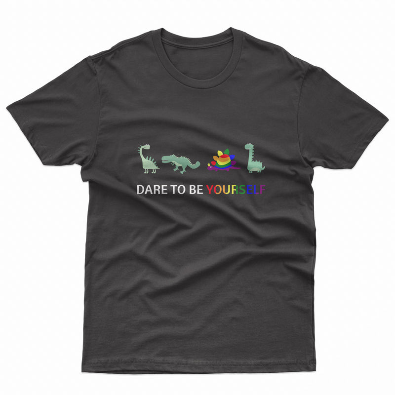 Dare To Be Yourself Pride LGBT Gay Lesbian Tee