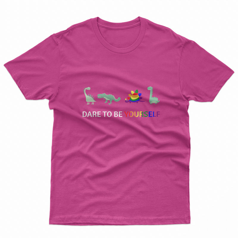 Dare To Be Yourself Pride LGBT Gay Lesbian Tee
