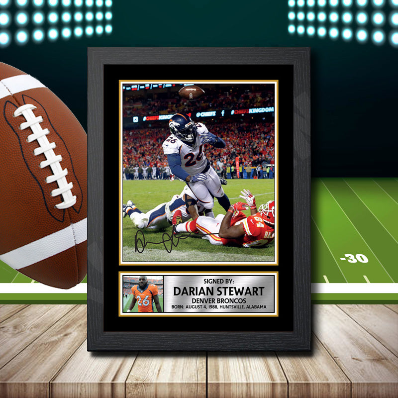 Darian Stewart – Printed Signature NFL Star Print – Darian Stewart