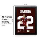 Vladimír Darida Signed Poster Print – Czech Republic National Team Midfield Tribute Wall Art with Signature & Jersey Number 22 – Captain Memorabilia for Football Fans & Collectors