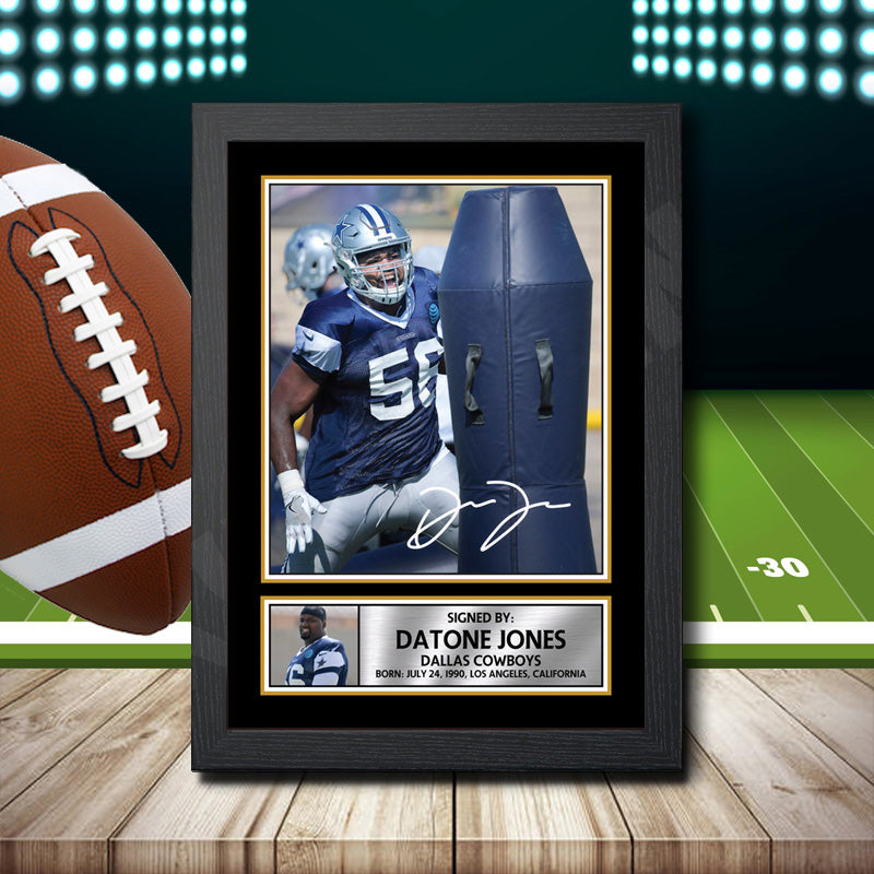 Datone Jones – Printed Signature NFL Star Print – Datone Jones