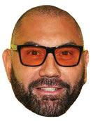 Dave Bautista Celebrity Face Mask Fancy Dress Cardboard Costume Mask